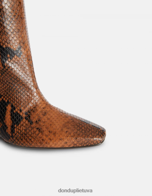 avalynė DONDUP batai iš python-print efekto odos cioccolato moterys 2Z0BX465