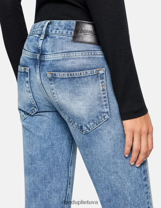 drabužiai DONDUP Betty bootcut standūs džinsiniai džinsai mėlyna moterys 2Z0BX67