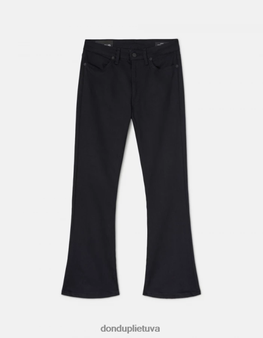 drabužiai DONDUP „Mandy“ itin siauri „bootcut“ džinsai iš elastingo džinsinio audinio juodas moterys 2Z0BX79