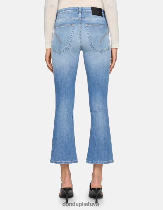 drabužiai DONDUP „Mandy“ itin siauri „bootcut“ džinsai iš elastingo džinsinio audinio mėlyna moterys 2Z0BX52