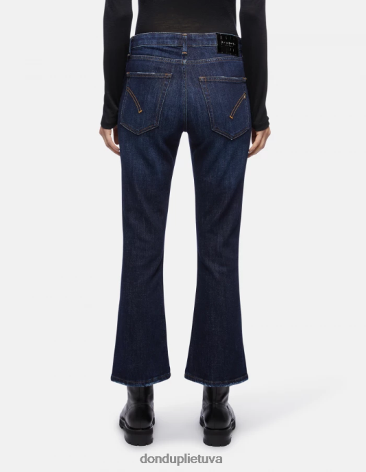 drabužiai DONDUP „Mandy“ itin siauri „bootcut“ džinsai iš elastingo džinsinio audinio mėlyna moterys 2Z0BX85