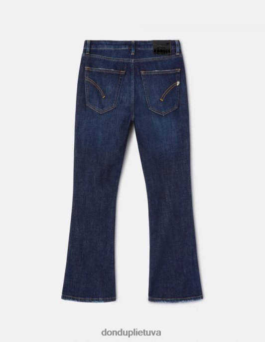 drabužiai DONDUP „Mandy“ itin siauri „bootcut“ džinsai iš elastingo džinsinio audinio mėlyna moterys 2Z0BX85