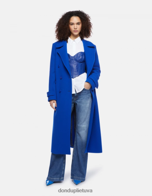 drabužiai DONDUP olivia bootcut standūs džinsiniai džinsai mėlyna moterys 2Z0BX94