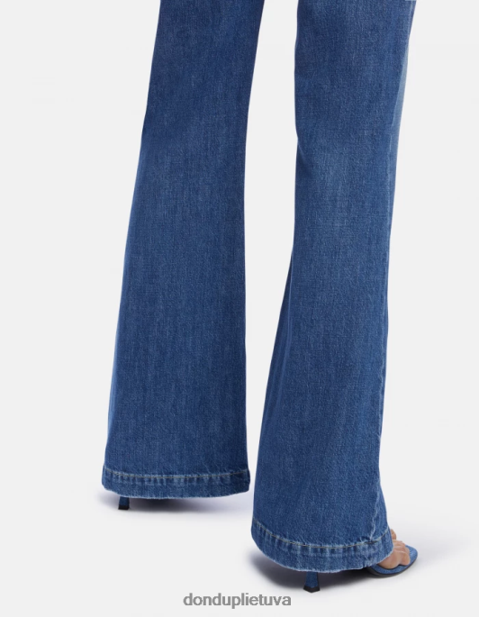 drabužiai DONDUP olivia bootcut standūs džinsiniai džinsai mėlyna moterys 2Z0BX94