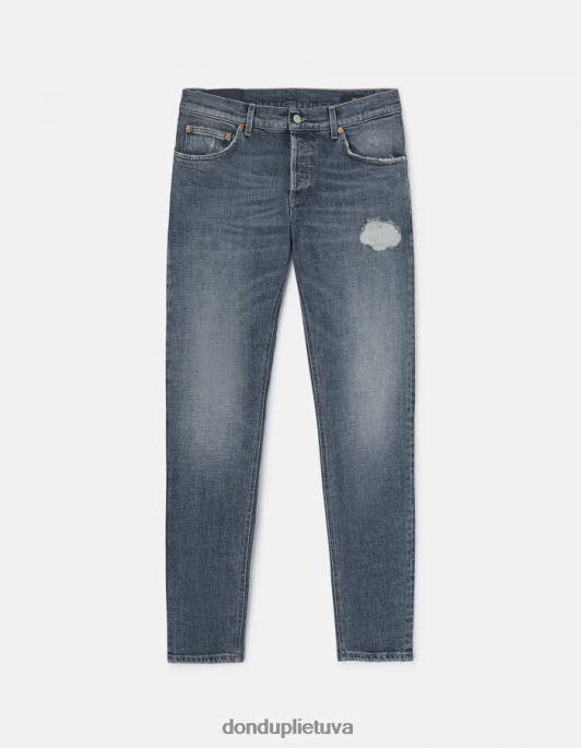 drabužiai DONDUP mius slim-fit tempimo džinsiniai džinsai mėlyna vyrų 2Z0BX622